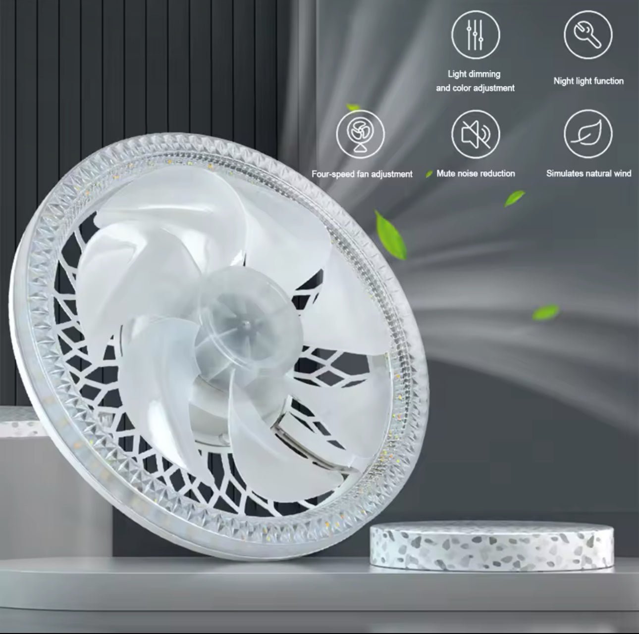 Pametni luster ventilator - Topopusti