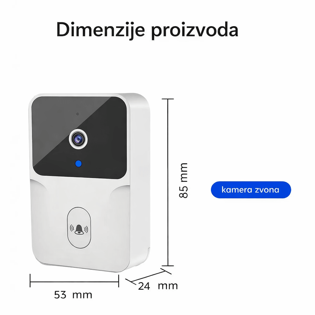 Pametno Bežično Zvono Interfon- Povezivanje Aplikacije - Topopusti