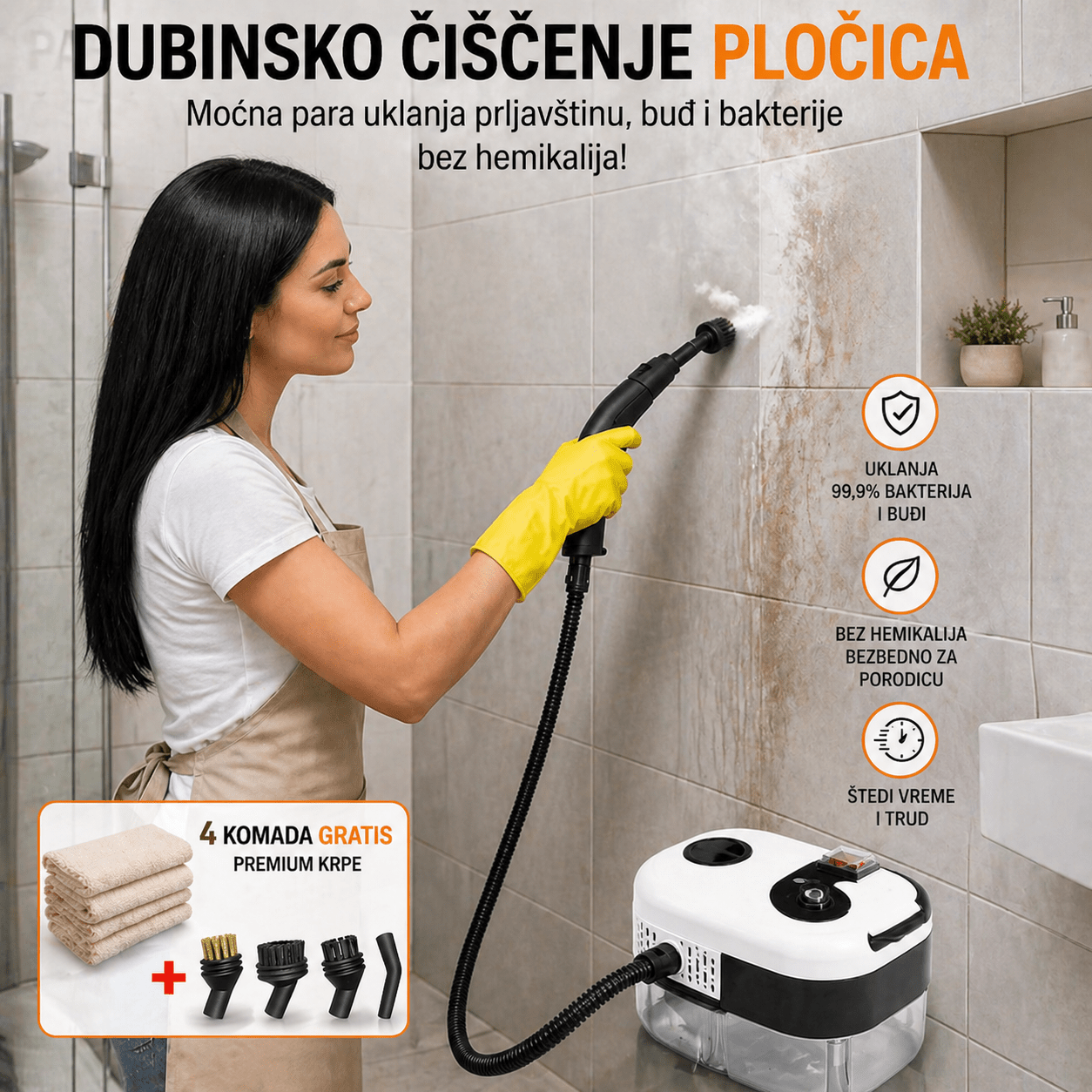 Paročistač 2500w - Topopusti