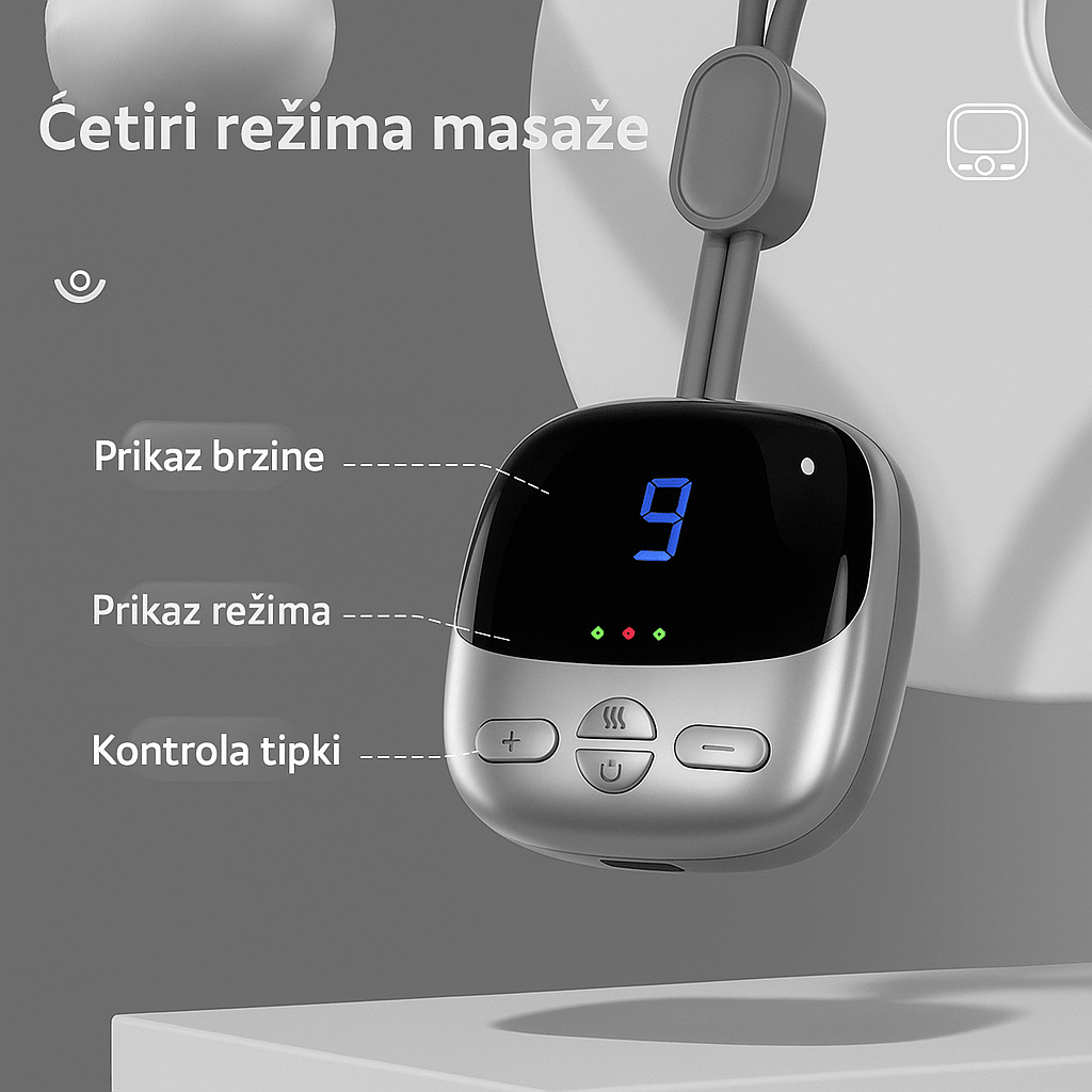 Prenosivi EMS masažer za vrat - Topopusti