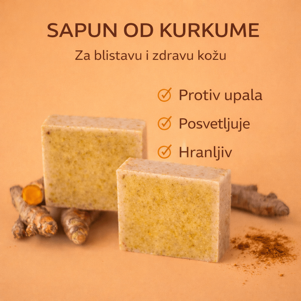 Prirodni sapun od kurkume - Topopusti