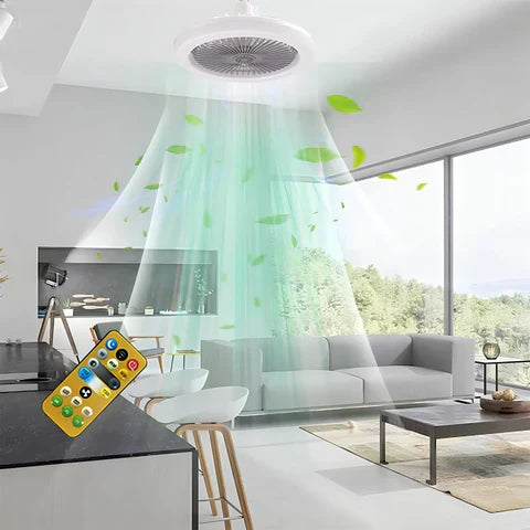 Luster ventilator, Plafonski ventilator sa lampom