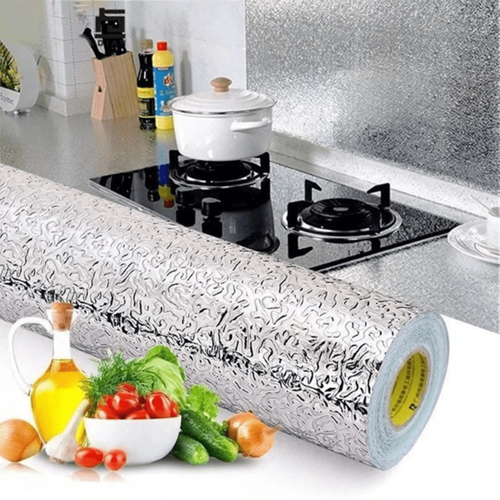 Samolepljiva alufolija za kuhinju 5m x 60cm - Topopusti
