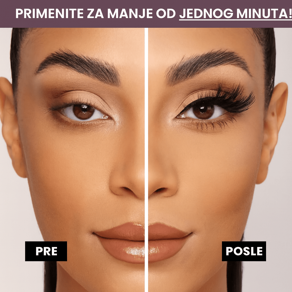 Set od 6 magnetnih veštačkih trepavica - Topopusti