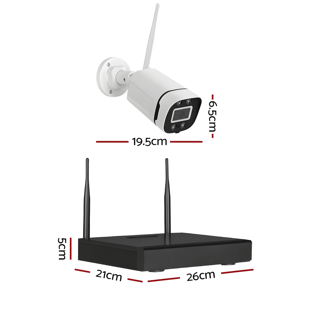 Set za Video Nadzor – 8 Wifi Kamera - Topopusti