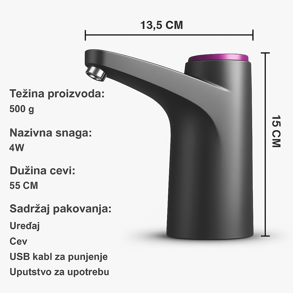 Smart Električna Pumpa za vodu - Topopusti