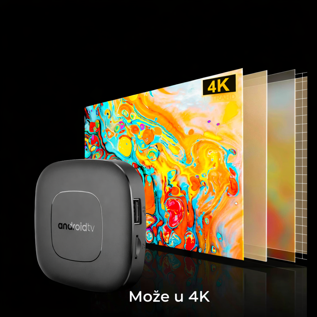 Smart TV Box Mortal T1 – Pretvori svaki TV u pametan (4K + Android 14) - Topopusti