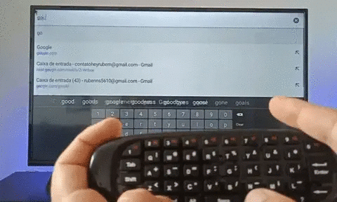 Smart daljinski za TV sa tastaturom i mišem