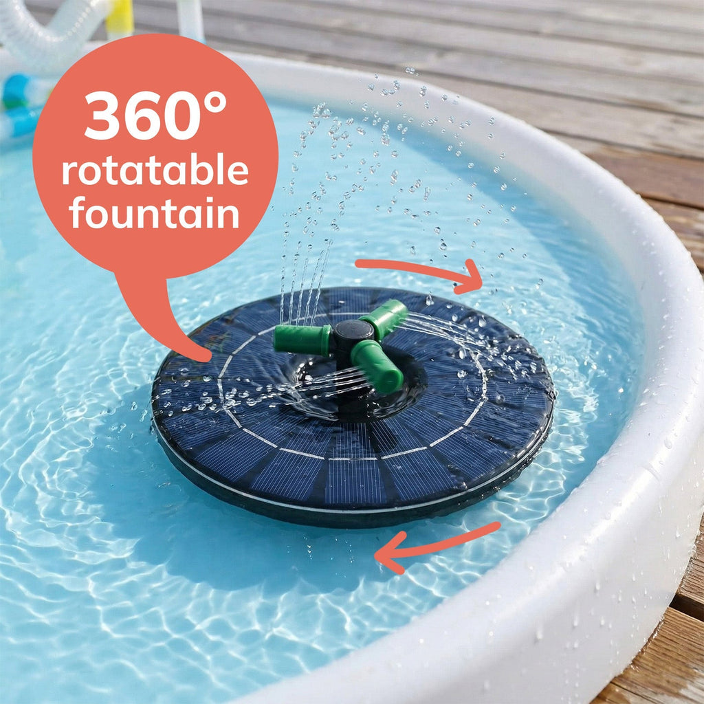 ⛲ Solarna fontana za dvorište – automatska fontana na sunčevu energiju - Topopusti