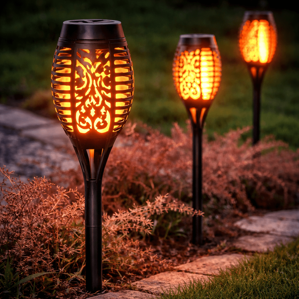 Solarna "plamen" lampa za baštu (3 komada) - Topopusti