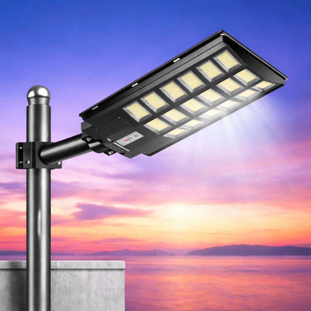 Solarni LED reflektor sa daljinskim upravljanjem + Metalna Šipka - Topopusti