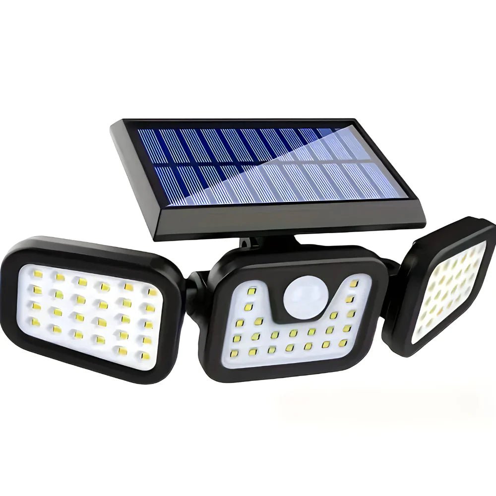 Solarni LED Reflektor sa Senzorom Pokreta – IP65 Vodootporna Solarna Lampa za Dvorište, Fasadu, Garažu i Terasu - Topopusti