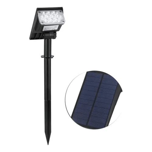 Solarni LED Reflektor za Dvorište – 20 LED Baštenska Solarna Lampa sa Senzorom Svetla - Topopusti