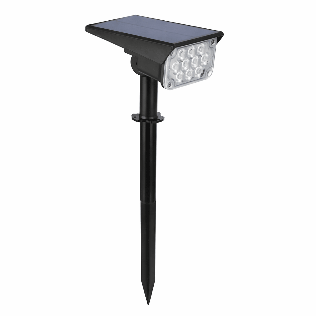 Solarni LED Reflektor za Dvorište – 20 LED Baštenska Solarna Lampa sa Senzorom Svetla - Topopusti