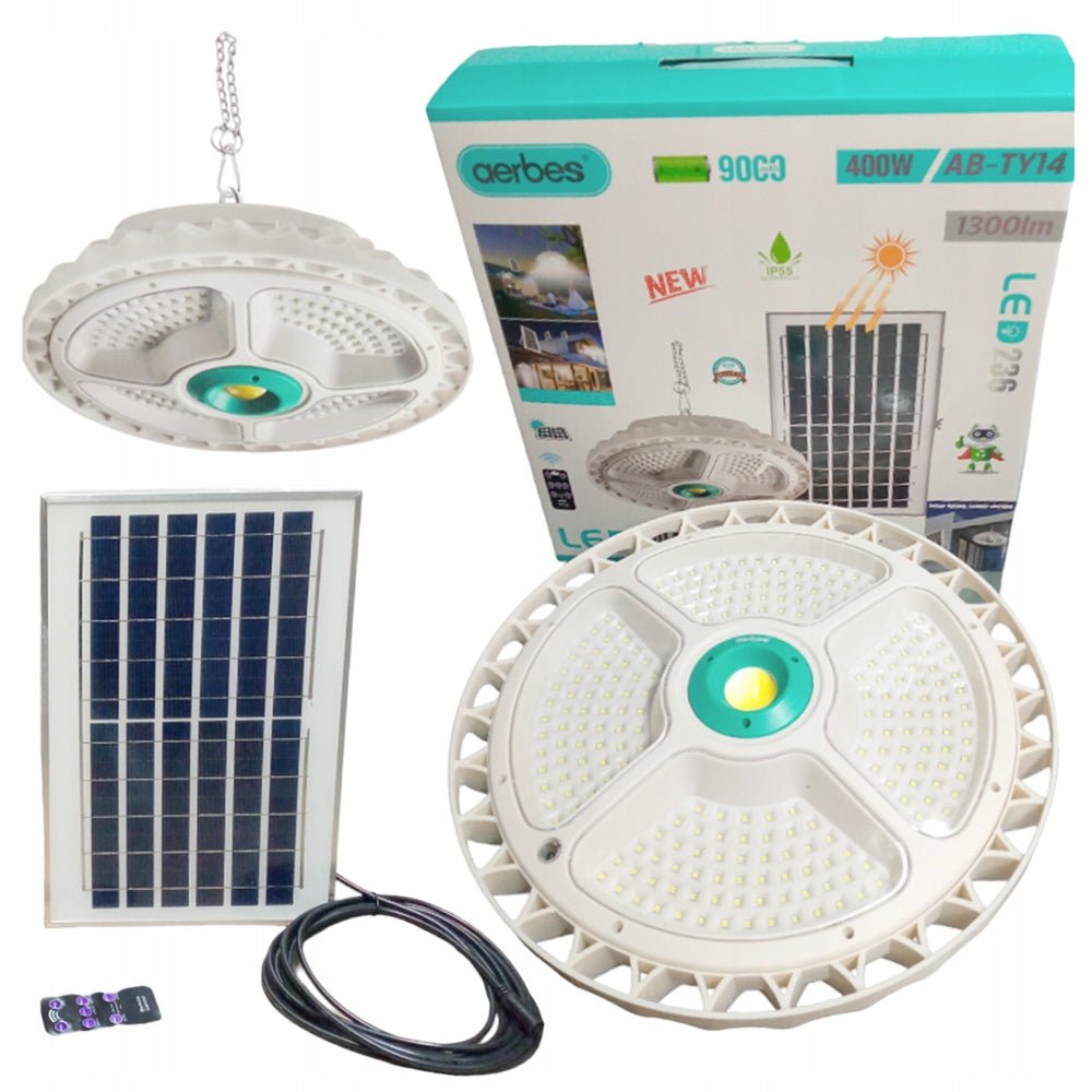 Solarni viseći LED reflektor+daljinski 200W/400W - Topopusti