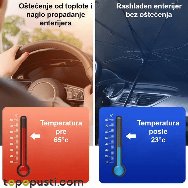 Suncobran za Šoferku - Topopusti