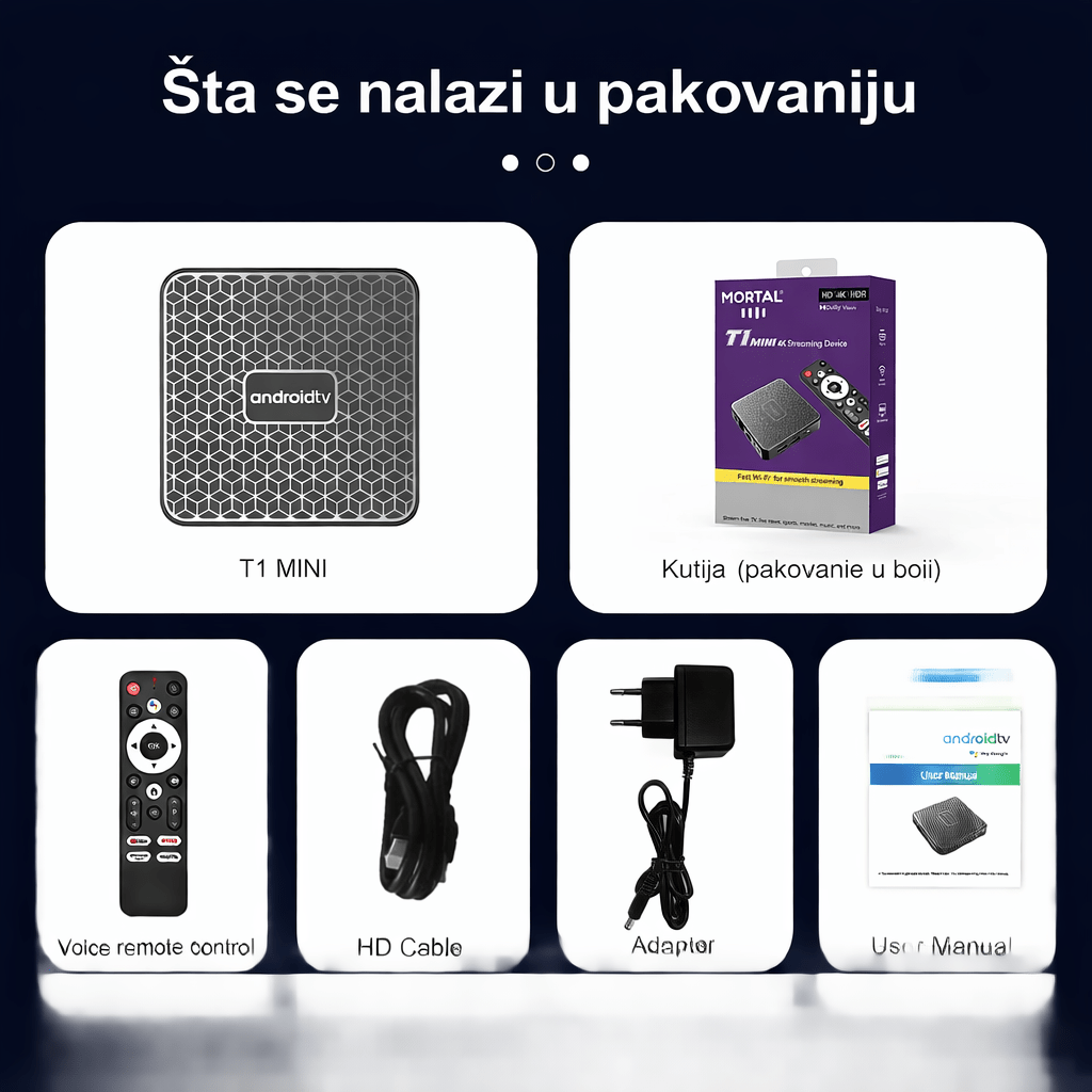T1 Mini Smart Android 14 TV Box RK3518 – 4K Quad Core Smart Box - Topopusti