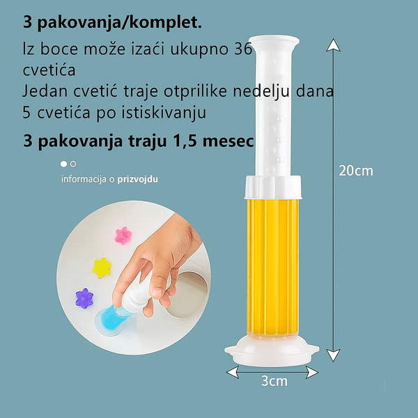 Toilet Stamp - Cvetni pečat osveživač WC šolje - Topopusti