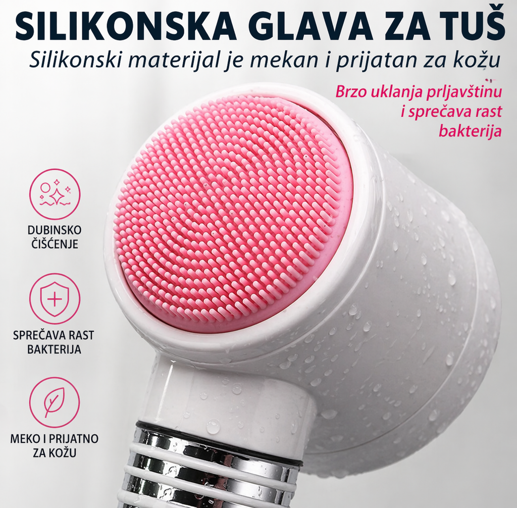 Premium Filter Glava Tuša — Anti-Bakterijska Sa 3 Mlaza