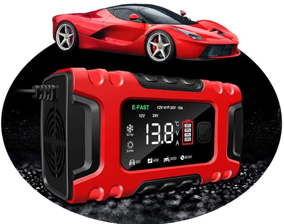 Ultra brzi automatski punjač akumulatora 12V – 6A - Topopusti