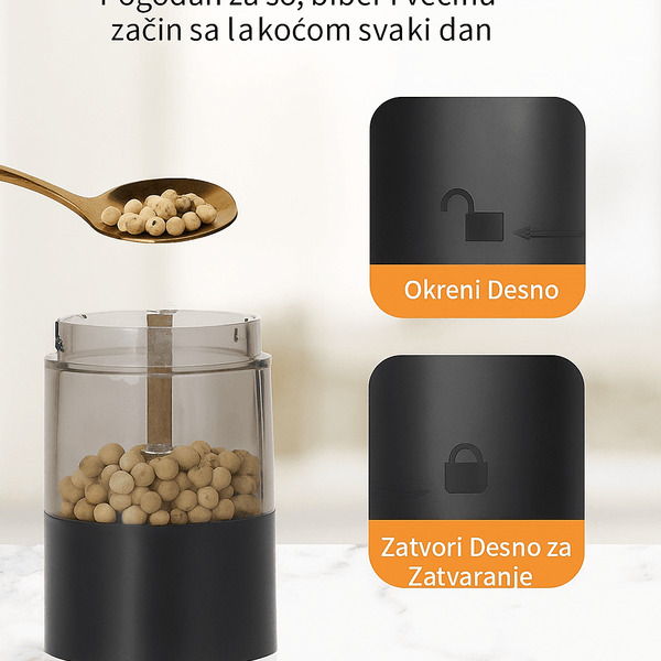 Veluto Električni Mlin - Topopusti