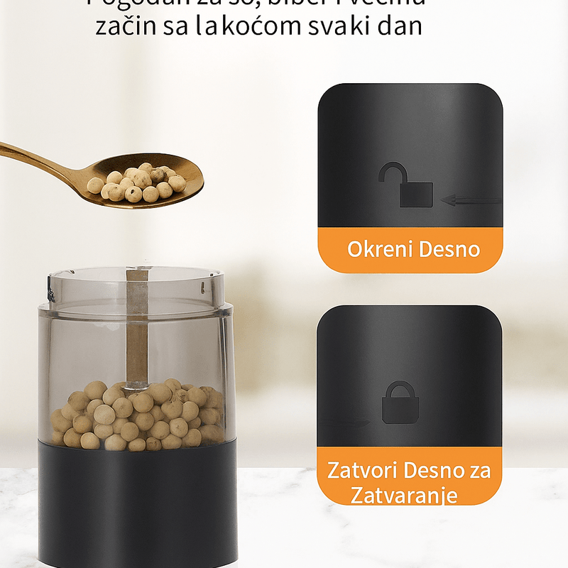 Veluto Električni Mlin - Topopusti