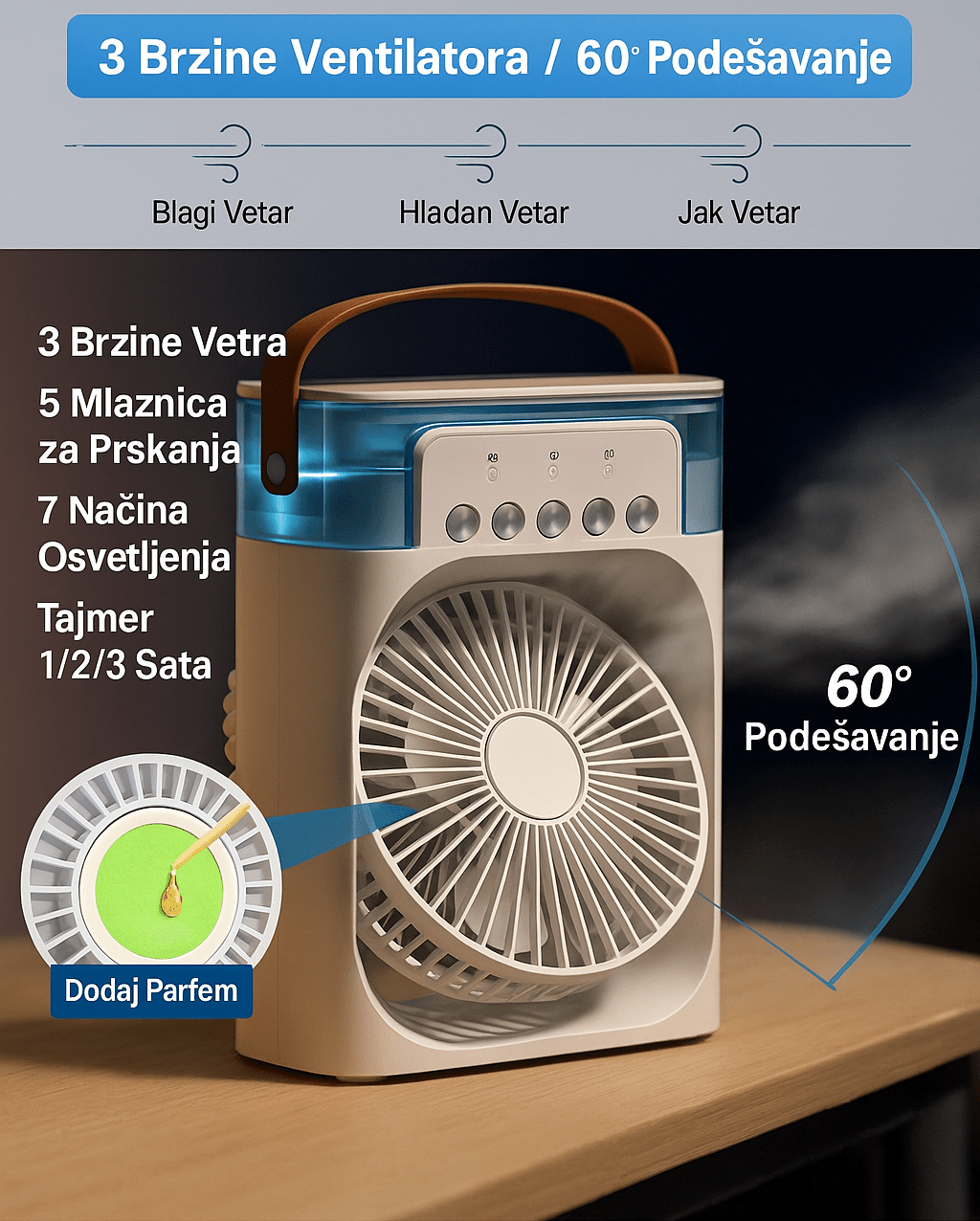 Ventilator sa Maglom - Topopusti