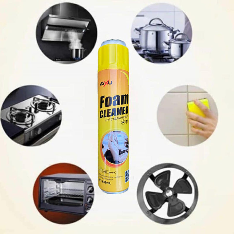 Višenamenska aktivna pena za čišćenje svih površina, 1+1 Gratis, 2x650ml, Foam Cleaner - Topopusti