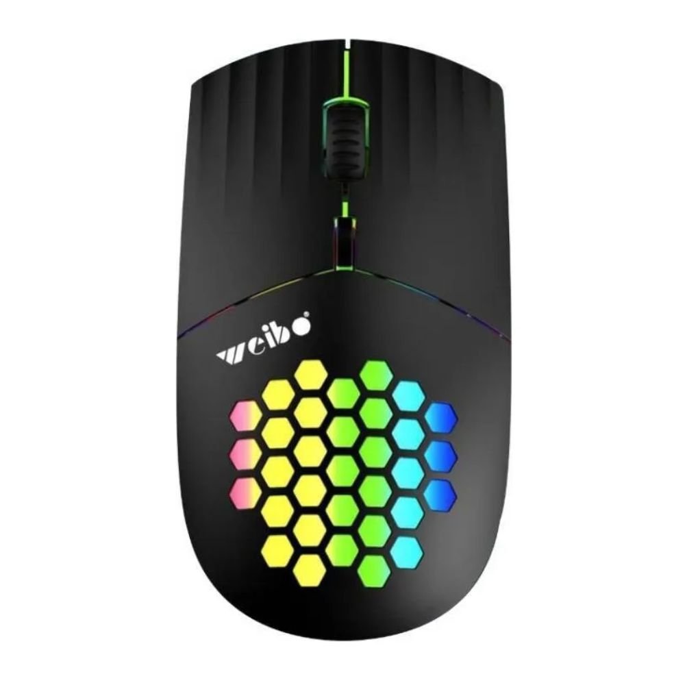 Weibo W06 Bežični Bluetooth Miš – Tihi Klik, Punjiv, 2.4GHz + BT Dual Mode, 1000–3200 DPI - Topopusti