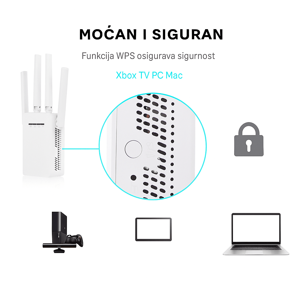 Wifi Pojačivač Interneta + Upustvo podešavanja - Topopusti