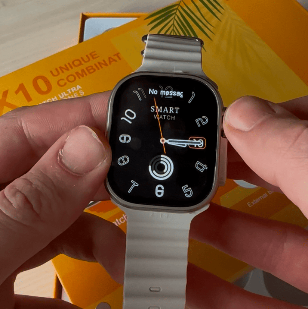 X10 ULTRA (pametni sat, bluetooth slušalice, bluethooth punjač, eksterna baterija, punjač i kabl) - Topopusti