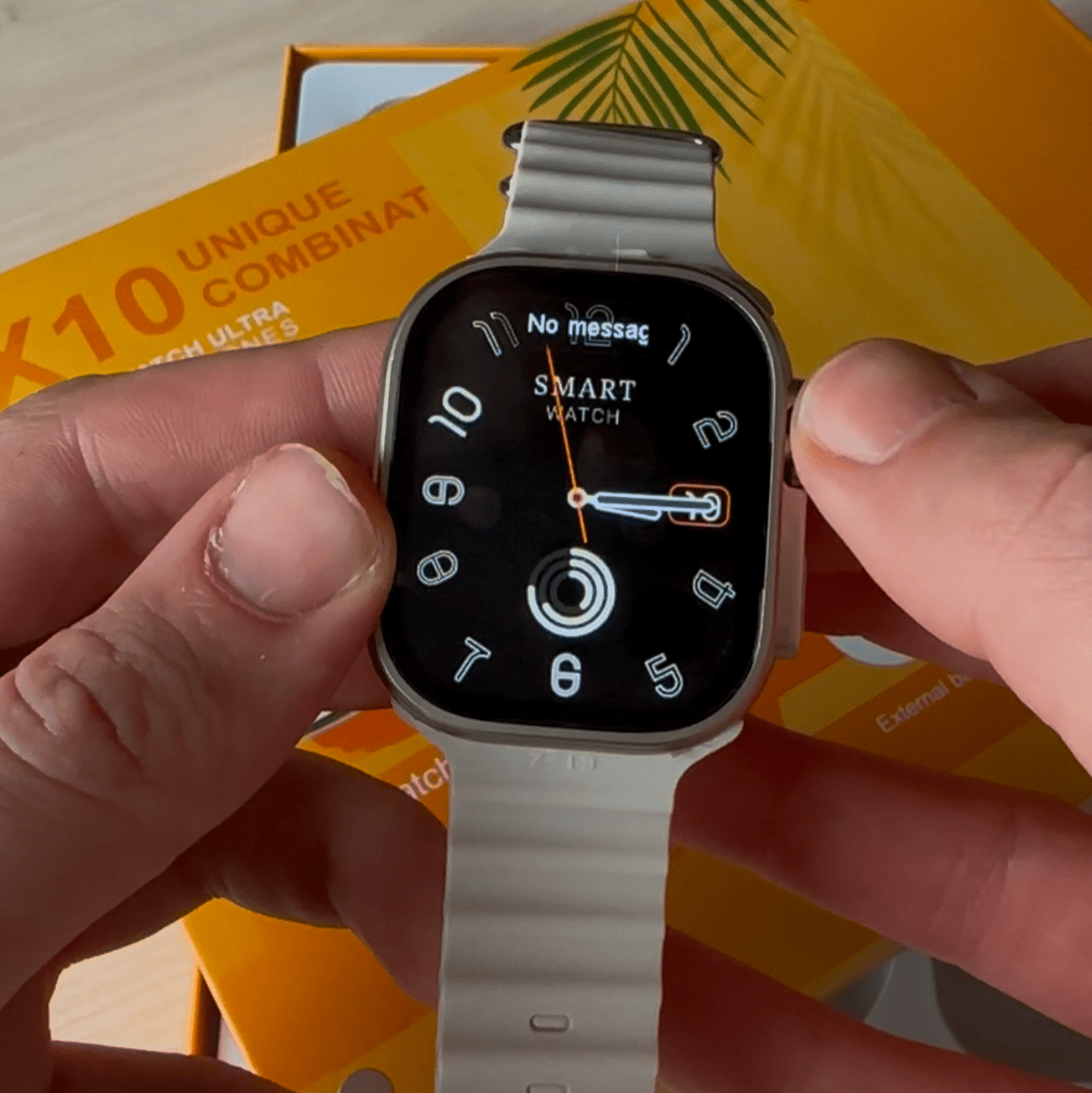 X10 ULTRA (pametni sat, bluetooth slušalice, bluethooth punjač, eksterna baterija, punjač i kabl) - Topopusti